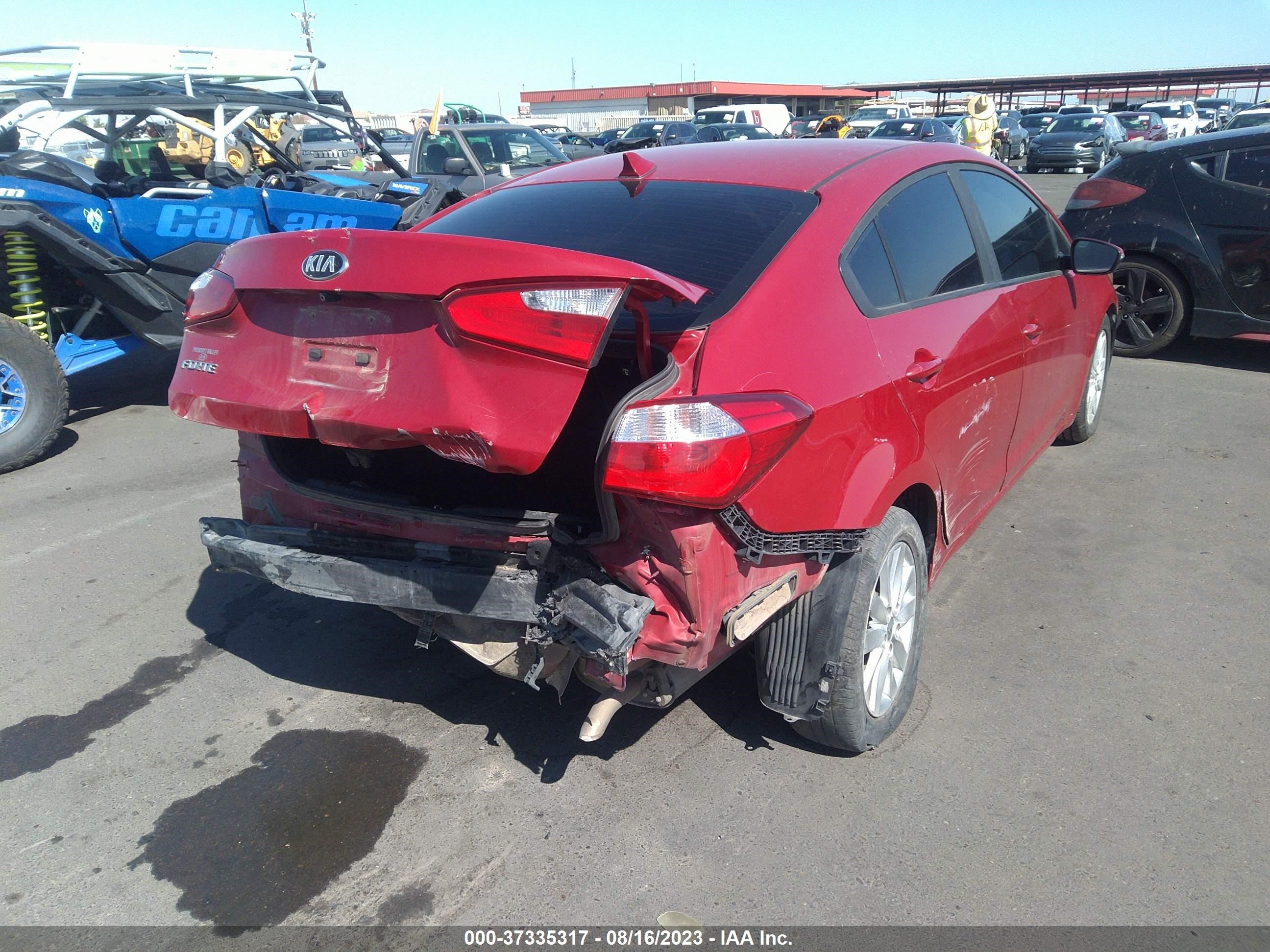 Photo 3 VIN: KNAFX4A61G5610449 - KIA FORTE 