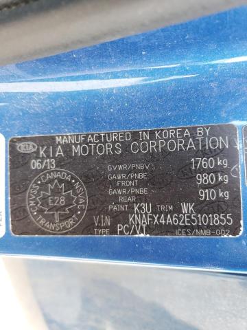 Photo 12 VIN: KNAFX4A62E5101855 - KIA FORTE 