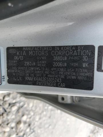 Photo 11 VIN: KNAFX4A62E5105243 - KIA FORTE LX 