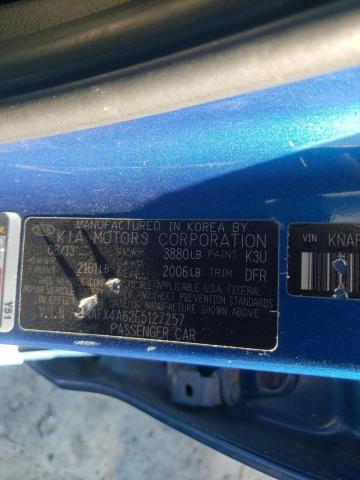 Photo 9 VIN: KNAFX4A62E5127257 - KIA FORTE LX 