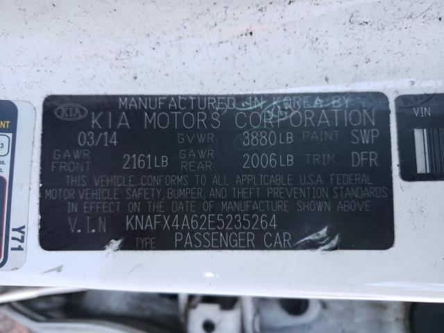 Photo 9 VIN: KNAFX4A62E5235264 - KIA FORTE LX 