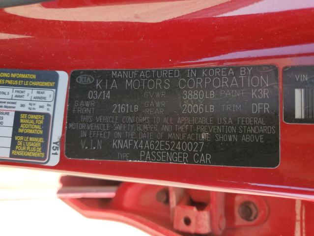 Photo 11 VIN: KNAFX4A62E5240027 - KIA FORTE 