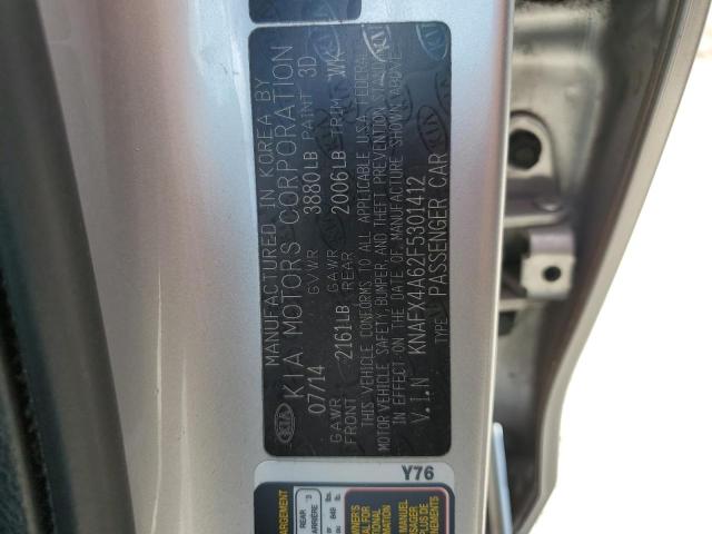 Photo 12 VIN: KNAFX4A62F5301412 - KIA FORTE LX 