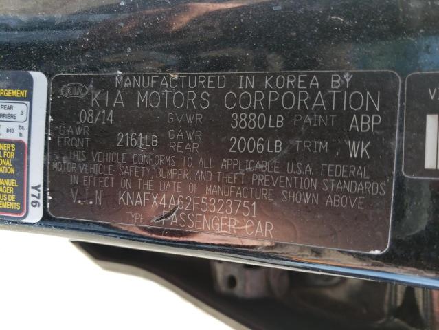 Photo 12 VIN: KNAFX4A62F5323751 - KIA FORTE LX 