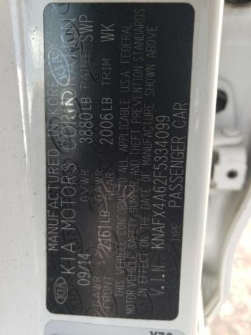 Photo 11 VIN: KNAFX4A62F5334099 - KIA FORTE LX 