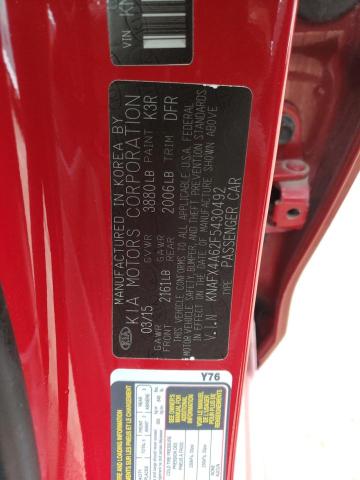 Photo 11 VIN: KNAFX4A62F5430492 - KIA FORTE 