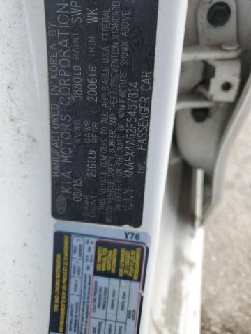 Photo 11 VIN: KNAFX4A62F5437314 - KIA FORTE LX 