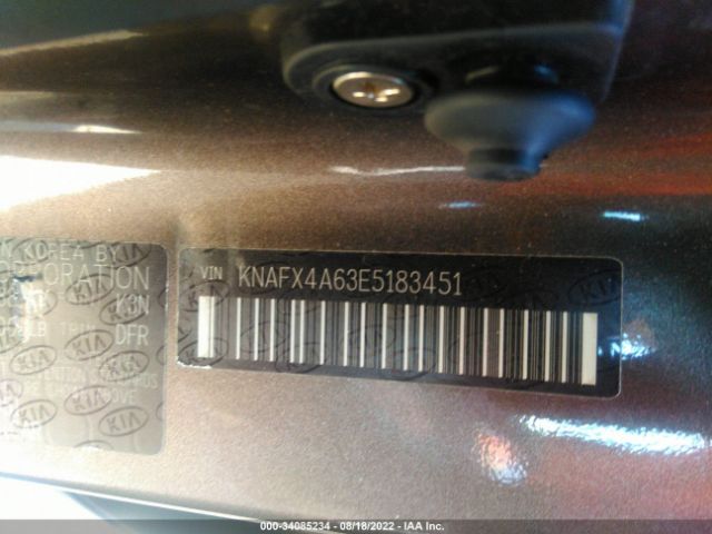 Photo 8 VIN: KNAFX4A63E5183451 - KIA FORTE 