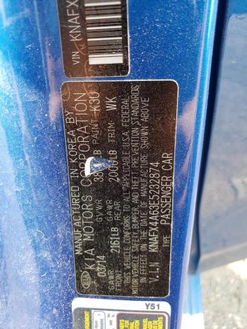 Photo 12 VIN: KNAFX4A63E5232874 - KIA FORTE LX 