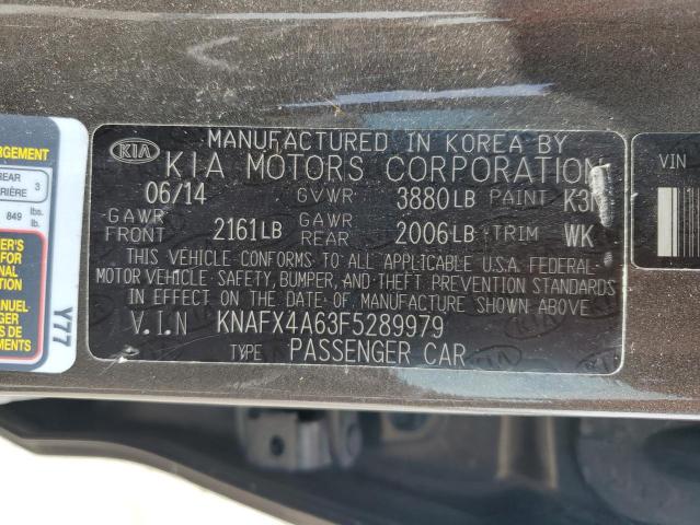 Photo 11 VIN: KNAFX4A63F5289979 - KIA FORTE LX 