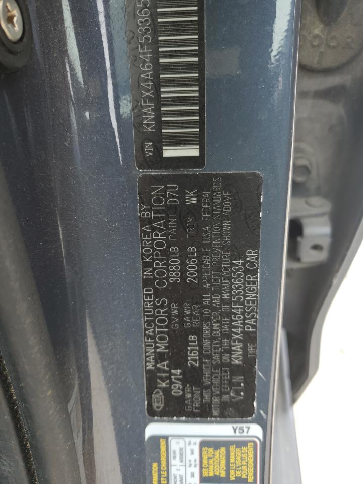 Photo 11 VIN: KNAFX4A64F5336534 - KIA FORTE 