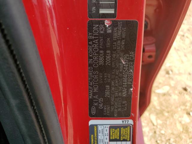 Photo 11 VIN: KNAFX4A64G5443729 - KIA FORTE LX 