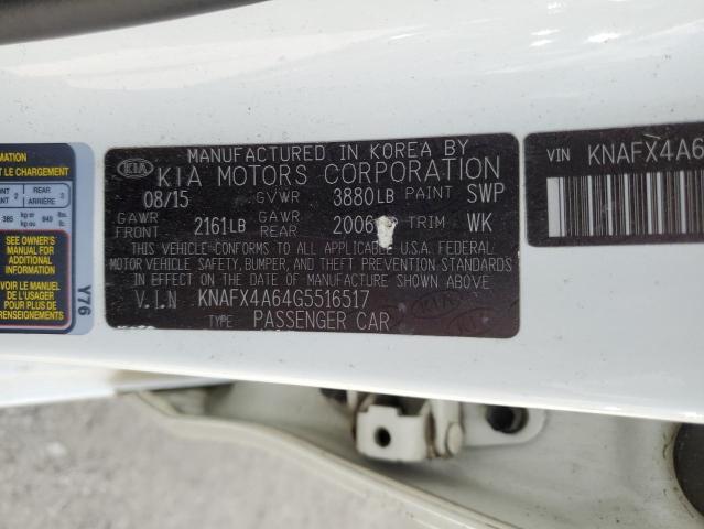 Photo 11 VIN: KNAFX4A64G5516517 - KIA FORTE 