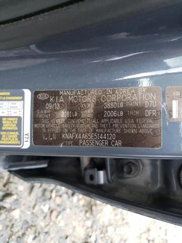 Photo 9 VIN: KNAFX4A65E5144120 - KIA FORTE LX 