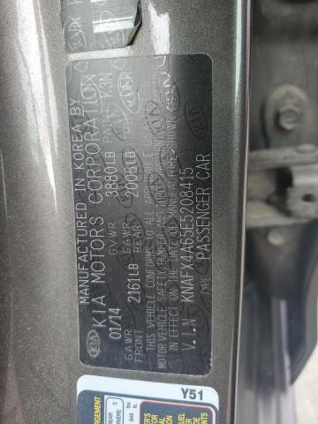 Photo 11 VIN: KNAFX4A65E5208415 - KIA FORTE 