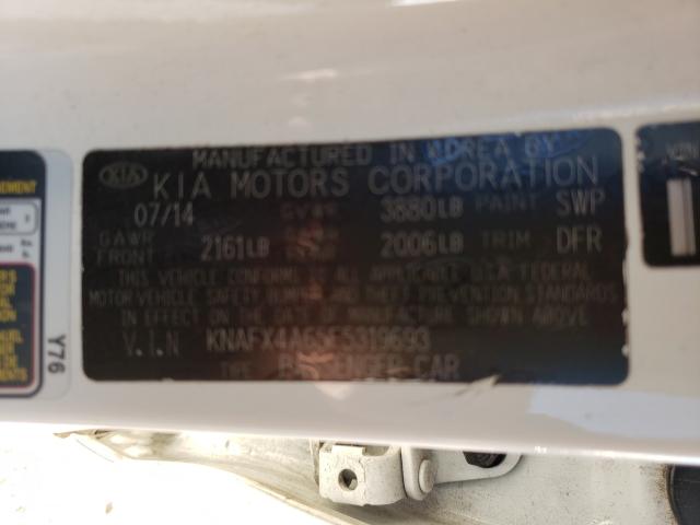 Photo 9 VIN: KNAFX4A65F5319693 - KIA FORTE LX 