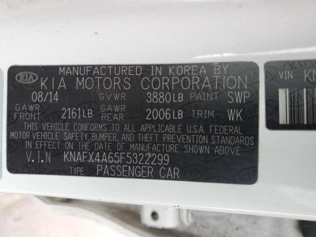 Photo 12 VIN: KNAFX4A65F5322299 - KIA FORTE 