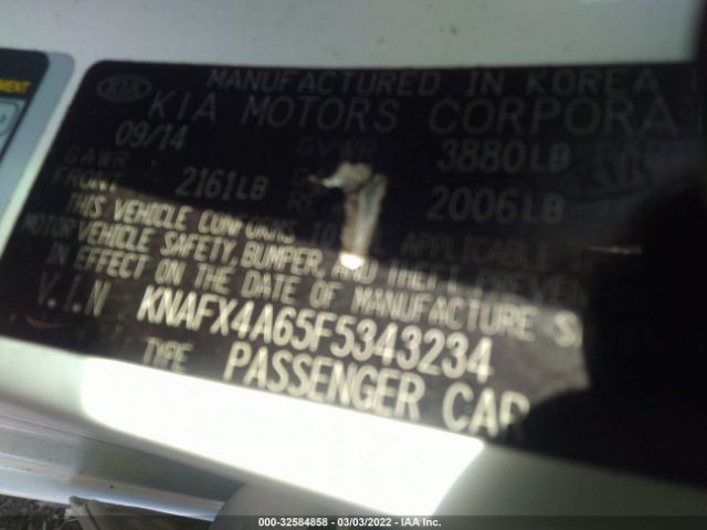 Photo 8 VIN: KNAFX4A65F5343234 - KIA FORTE 