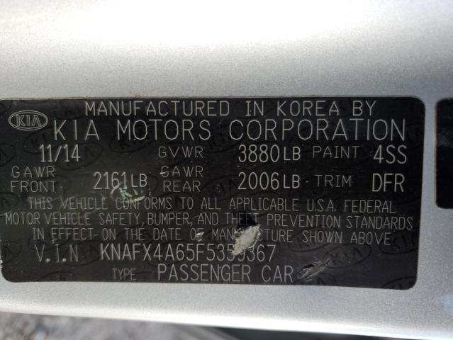 Photo 11 VIN: KNAFX4A65F5359367 - KIA FORTE LX 