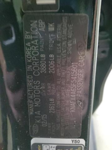 Photo 11 VIN: KNAFX4A65F5415601 - KIA FORTE LX 