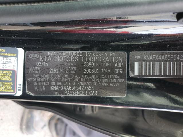 Photo 11 VIN: KNAFX4A65F5427554 - KIA FORTE 