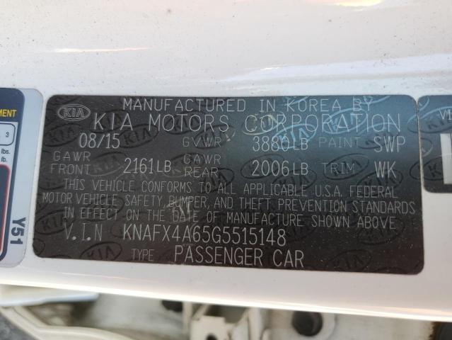 Photo 11 VIN: KNAFX4A65G5515148 - KIA FORTE 