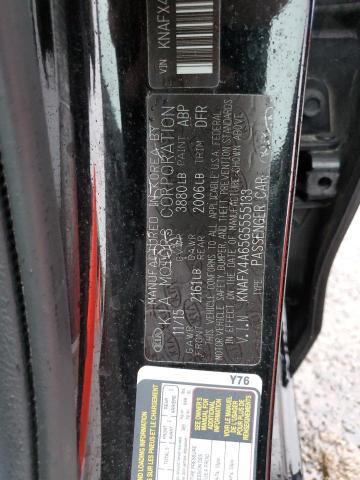 Photo 11 VIN: KNAFX4A65G5555133 - KIA FORTE LX 