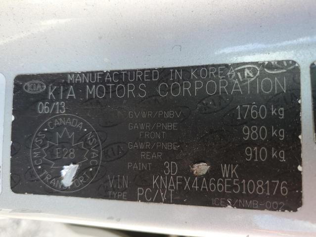 Photo 11 VIN: KNAFX4A66E5108176 - KIA FORTE LX 