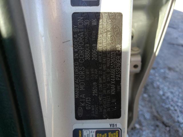 Photo 11 VIN: KNAFX4A66E5126113 - KIA FORTE LX 