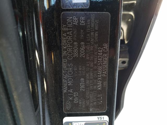 Photo 9 VIN: KNAFX4A66E5142442 - KIA FORTE LX 