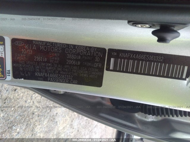 Photo 8 VIN: KNAFX4A66E5161332 - KIA FORTE 