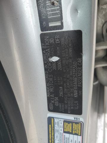 Photo 12 VIN: KNAFX4A66E5235560 - KIA FORTE LX 