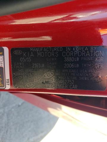 Photo 11 VIN: KNAFX4A66G5462752 - KIA FORTE LX 