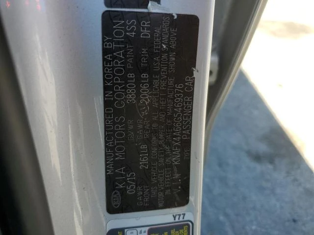 Photo 12 VIN: KNAFX4A66G5469376 - KIA FORTE LX 