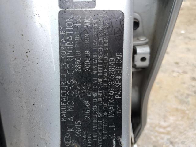 Photo 11 VIN: KNAFX4A66G5528149 - KIA FORTE LX 