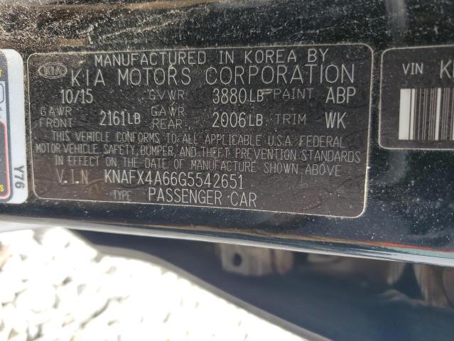 Photo 11 VIN: KNAFX4A66G5542651 - KIA FORTE 