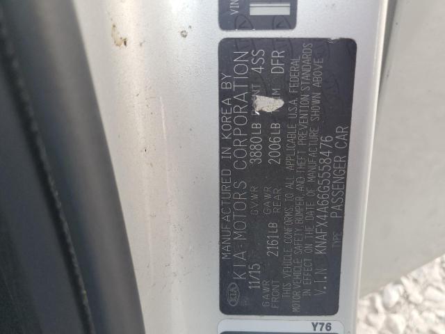 Photo 11 VIN: KNAFX4A66G5558476 - KIA FORTE LX 