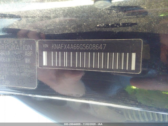 Photo 8 VIN: KNAFX4A66G5608647 - KIA FORTE 