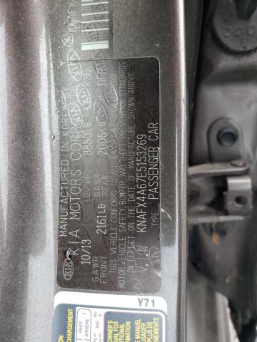 Photo 12 VIN: KNAFX4A67E5153269 - KIA FORTE LX 