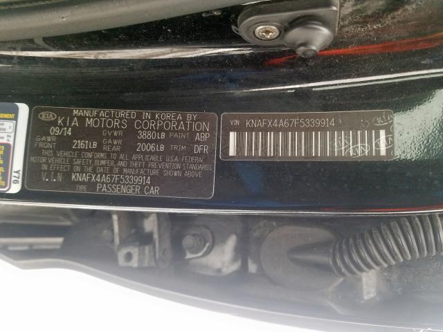 Photo 9 VIN: KNAFX4A67F5339914 - KIA FORTE 