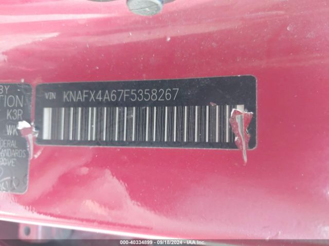 Photo 8 VIN: KNAFX4A67F5358267 - KIA FORTE 