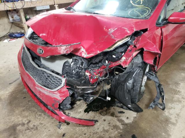 Photo 8 VIN: KNAFX4A67G5558616 - KIA FORTE LX 