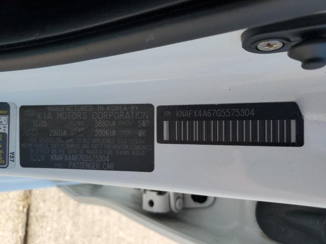 Photo 11 VIN: KNAFX4A67G5575304 - KIA FORTE LX 