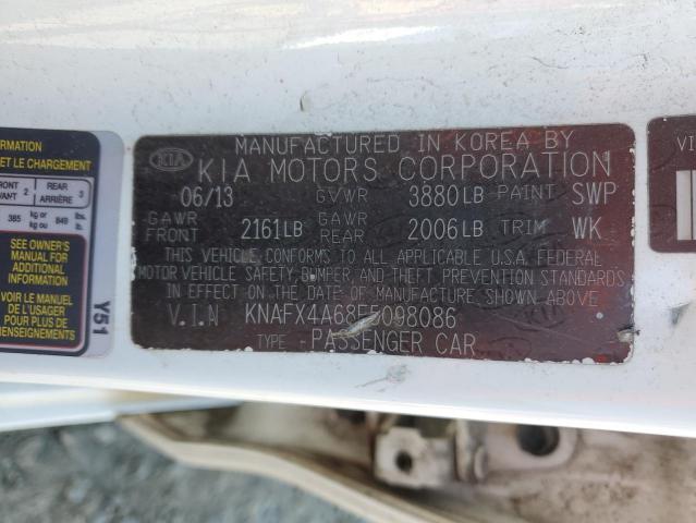 Photo 12 VIN: KNAFX4A68E5098086 - KIA FORTE 