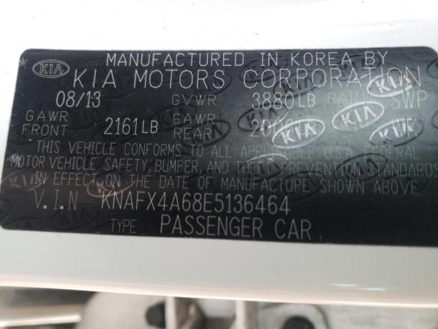 Photo 9 VIN: KNAFX4A68E5136464 - KIA FORTE LX 