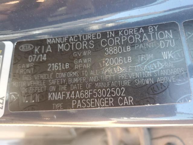 Photo 11 VIN: KNAFX4A68F5302502 - KIA FORTE LX 