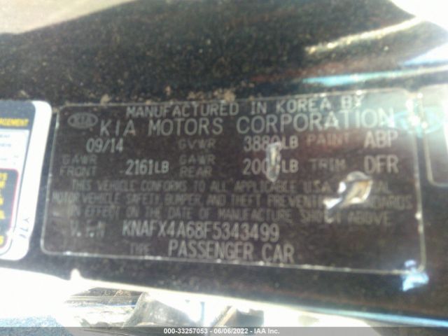 Photo 8 VIN: KNAFX4A68F5343499 - KIA FORTE 