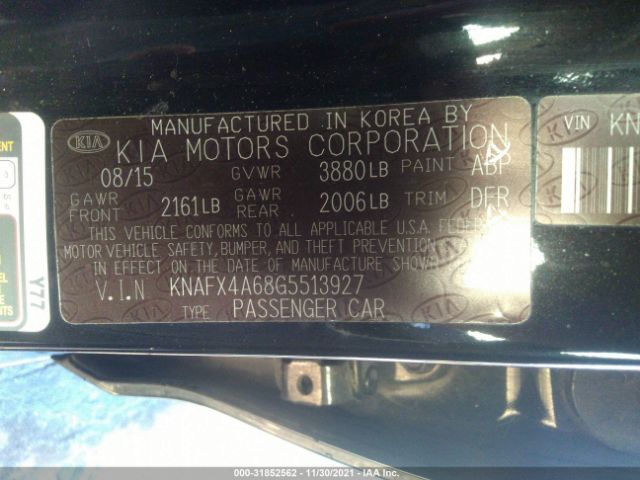 Photo 8 VIN: KNAFX4A68G5513927 - KIA FORTE 