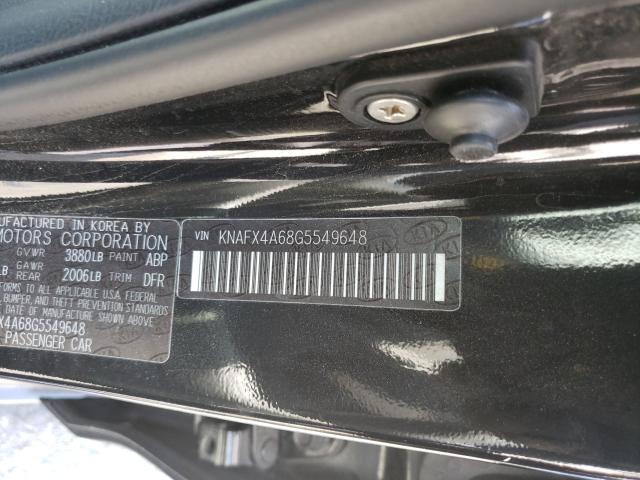 Photo 9 VIN: KNAFX4A68G5549648 - KIA FORTE LX 