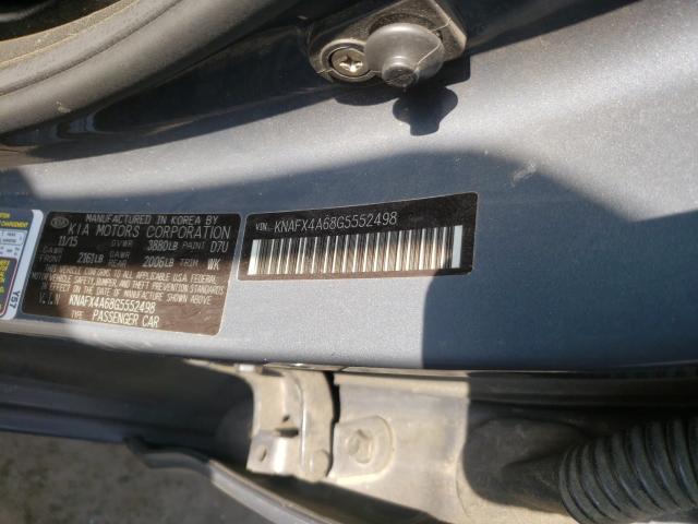 Photo 9 VIN: KNAFX4A68G5552498 - KIA FORTE LX 